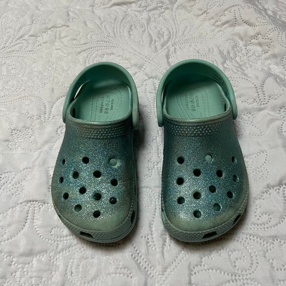 Crocs Classic Glitter Clogs Size 11 - Picture 5 of 8